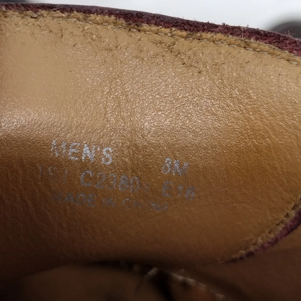 Cole Haan Men's Brown Leather Lace Up Wingtip Dress Oxfords Shoes Size 8M